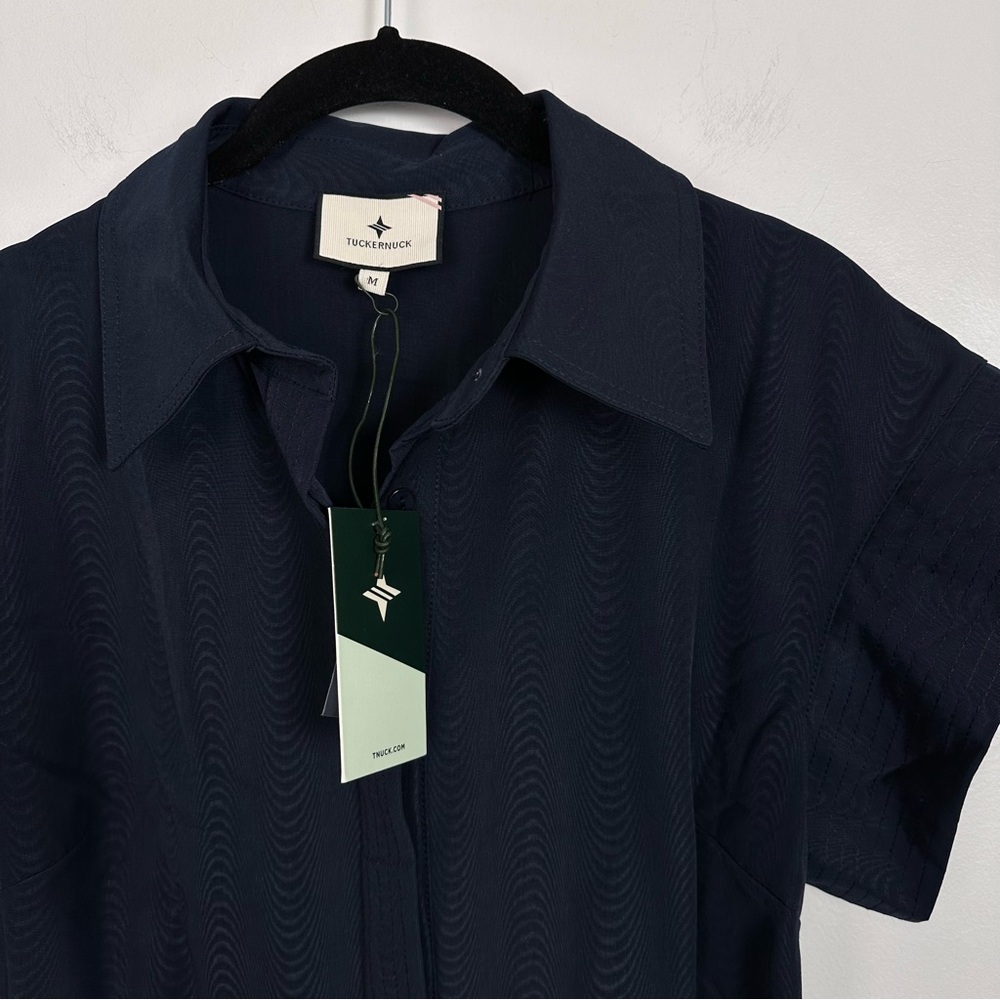 TUCKERNUCK Navy Chloe Dress Size MEDIUM - Picture 10 of 13